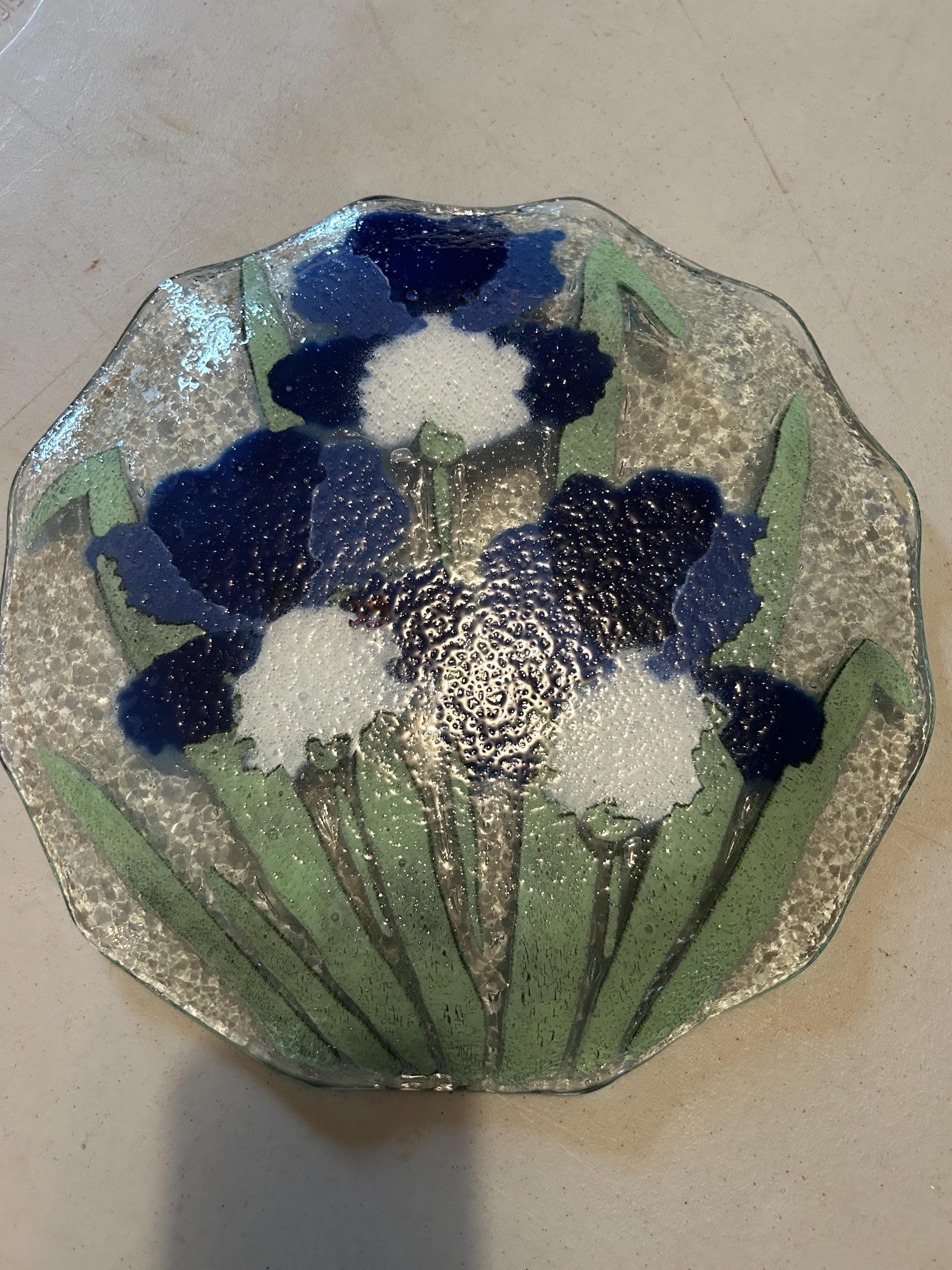 11 Inch Fused Glass Plates - Etsy