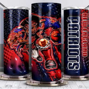 Craft Your Victory Sip with New England Patriots-Inspired Tumblers!