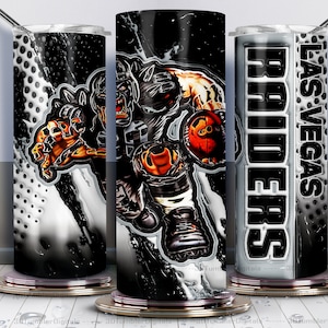 Unleash the Silver and Black Spirit with Las Vegas Raiders-Themed Tumblers!