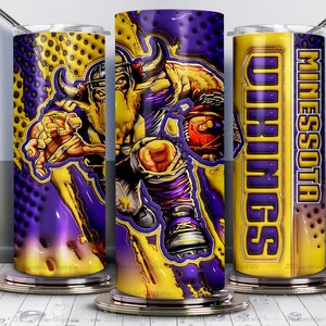 Conquer Every Sip with Minnesota Vikings-Themed Tumblers!