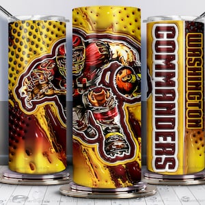 Commander&#39;s Quench: Unleash the Power with Washington Commanders-Themed Tumblers!