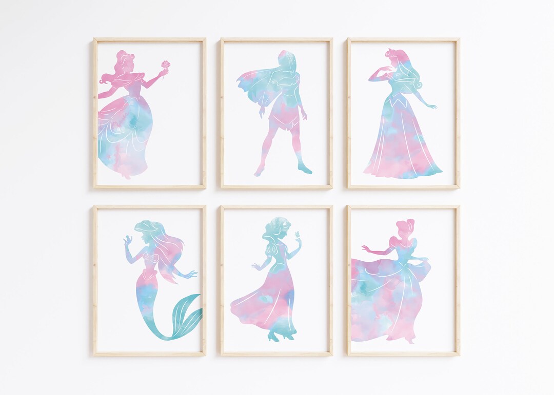 Princess Posters, Princess Art Prints, Princess Wall Decor, Princess ...