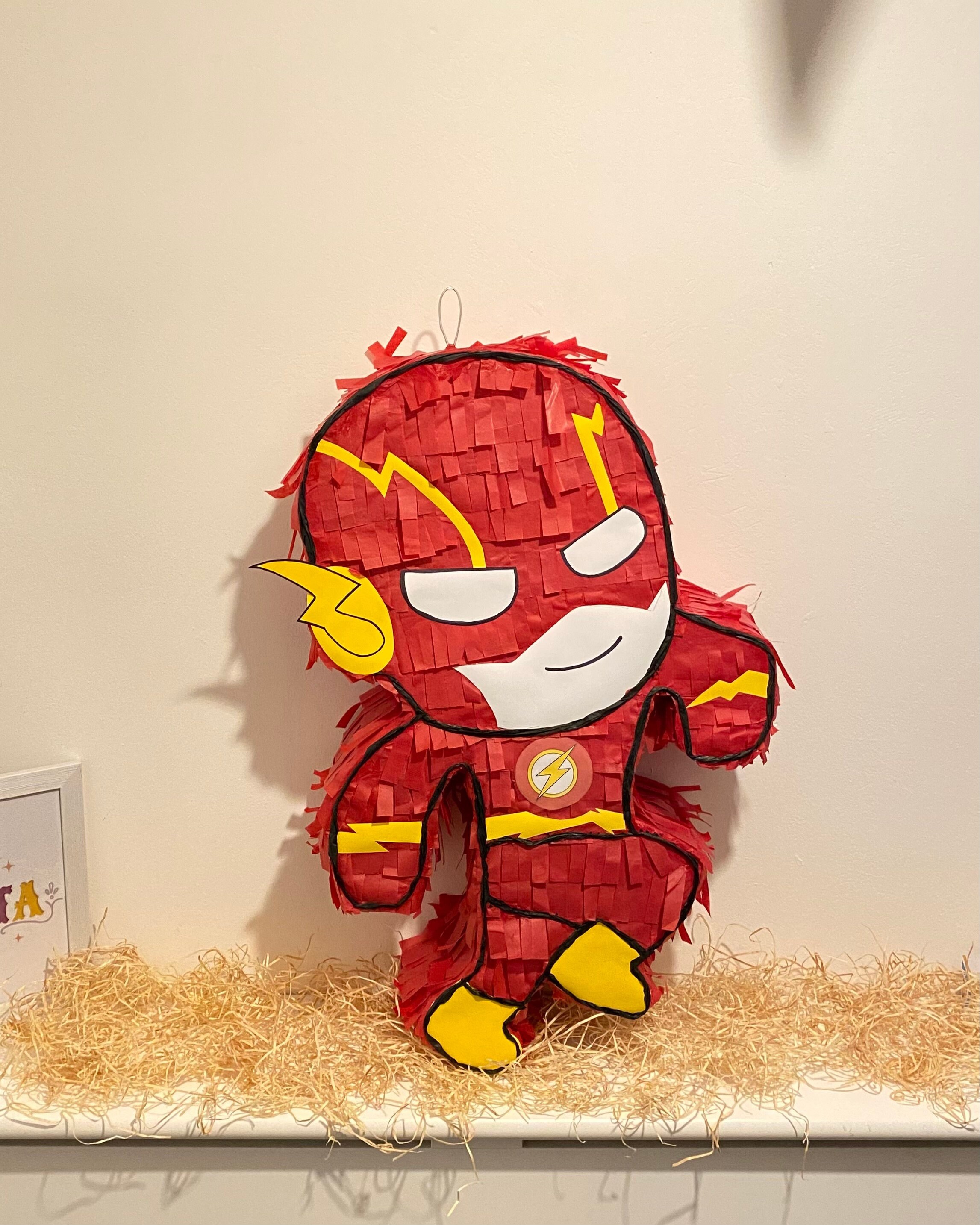 Dc and marvel super heroes number 3 pinata. number decorated Birthday Party  decoration. Superhero Pinata. Superhero birthday. justice league