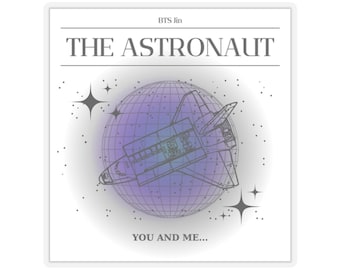 Pegatina inspirada en "El astronauta" de KPOP BTS Jin