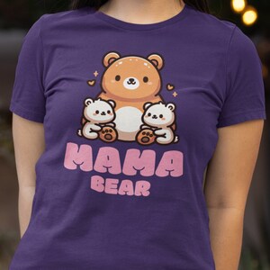 Cute Mama Bear Shirt for New Mom Baby Momma Bear T-Shirt for Mother&#39;s Day Gift Mum Life Tee Baby Shower Gift Baby Announcement Apparel