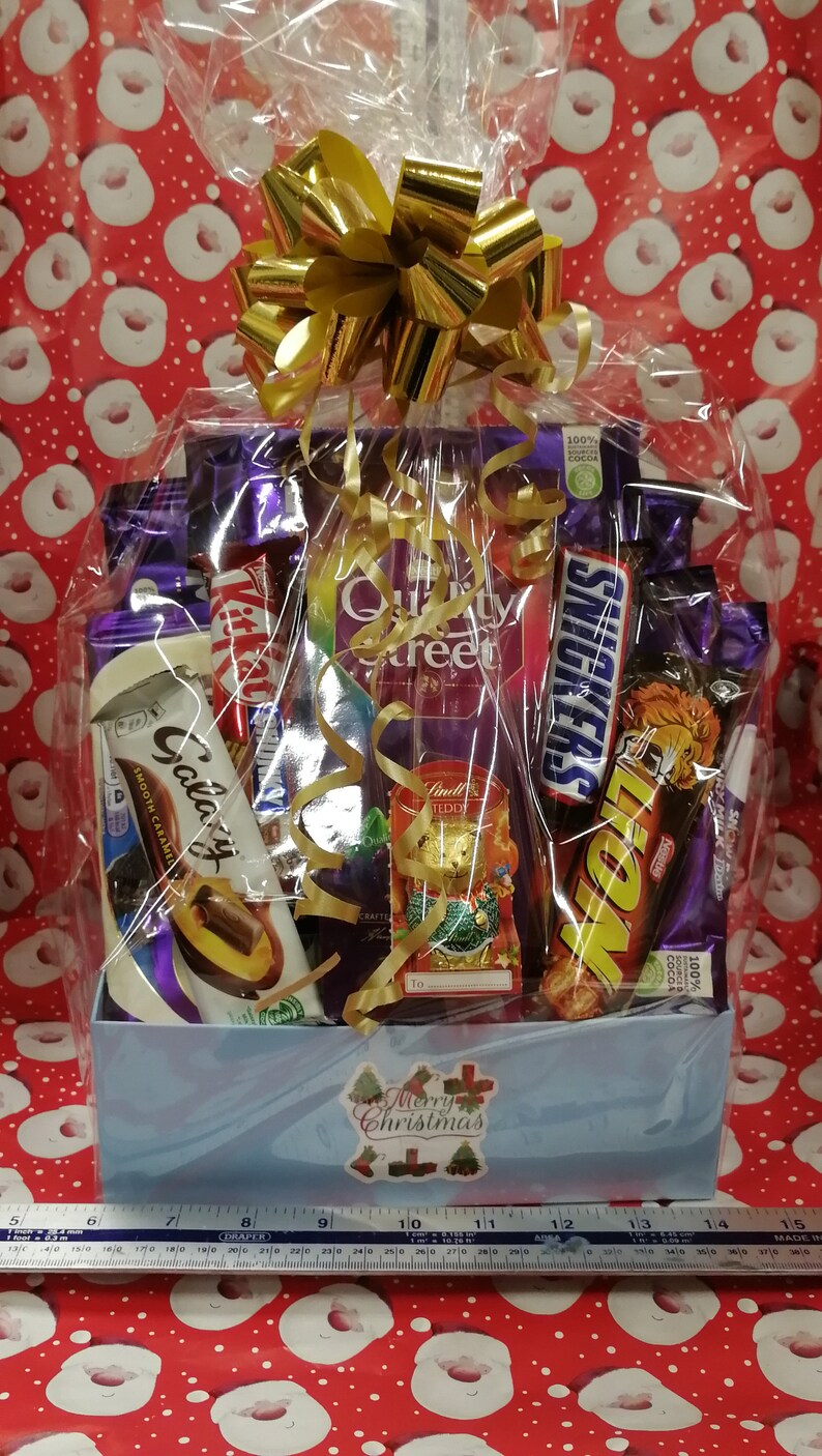 Christmas Chocolate Box / Gift - Etsy UK