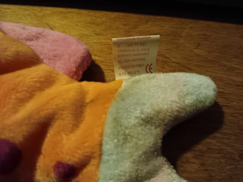 Lips Beanie Baby rare With Errors Etsy