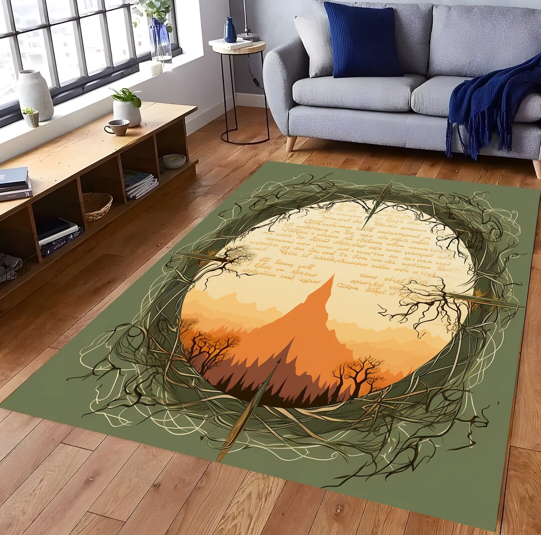 The Lord of the Rings, Movie Rug, Fantastic Rug, Letter Rug, Boys Room