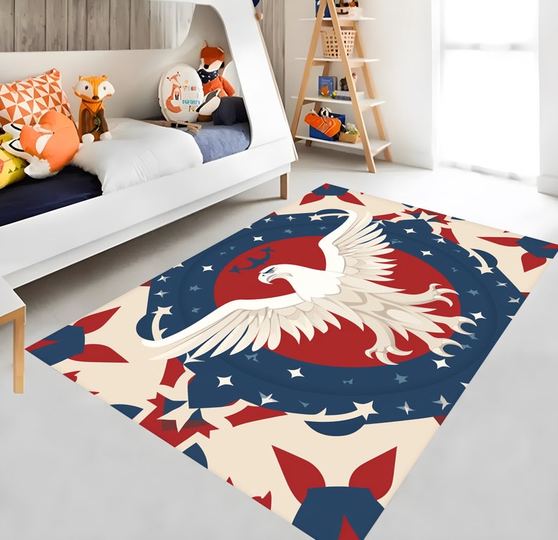 Eagle Emblem Rug, Eagle Rug, Bahrain Pattern Rug, Modern Rug,popular