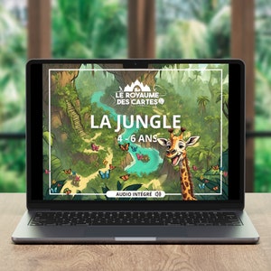 Printable Jungle Treasure Hunt - Fun Activity for Children 4-6 Years Old - Educational Game at Home or Birthday
