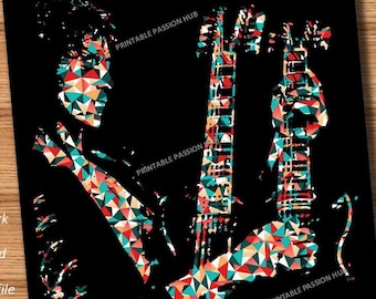 レッド・ツェッペリン: ジミー・ペイジ 24 x 36 インチ ロール