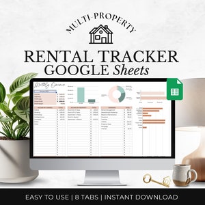 Rental Property Tracker: Landlord Google Sheets Template (Digital Download)
