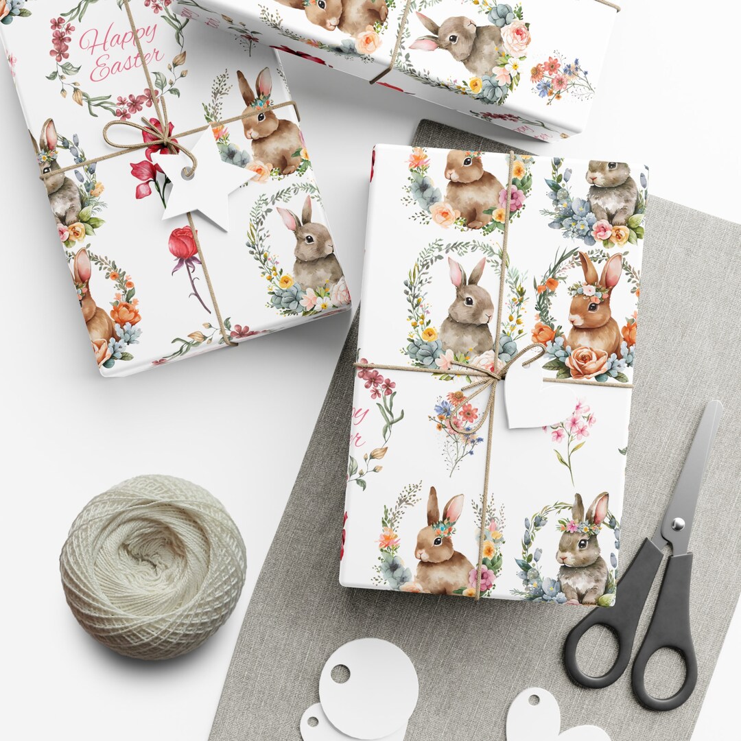 Bunny Wrapping Paper Dear Easter Bunny Cute Easter Bunny Rabbit Gift ...