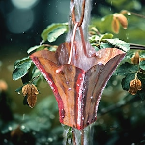Star Jasmine Rain Chains | PURE Copper | XXL