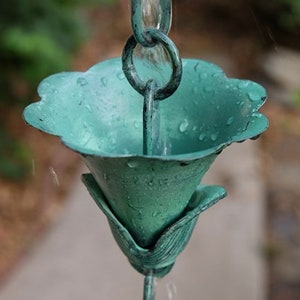 Hana | Patina Rain Chain