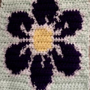 Flower Crochet Tapestry Pattern