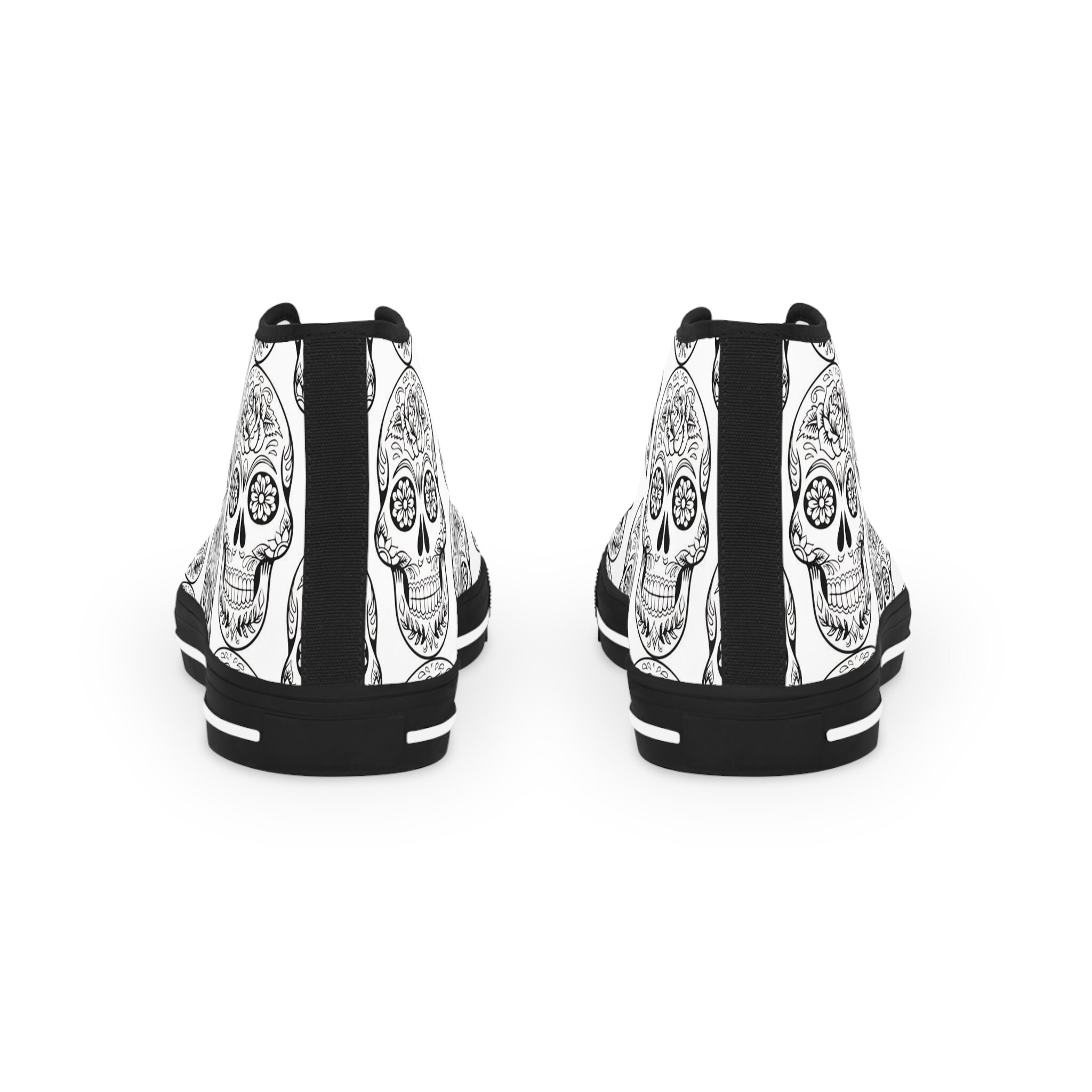 Discover Sugar Skull Sketch, Men's High Top Sneakers