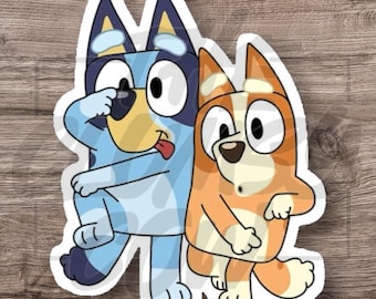 Bluey and Bingo Sticker