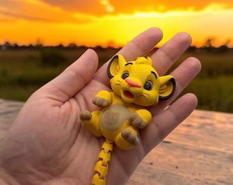 3d printed lion hand pet