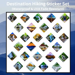 Blue Ridge Mountain Stickers Hiking Stickers Blue Ridge Parkway BRM Gifts Smokey Mtn Gifts Water Bottle Stickers Camper Stickers