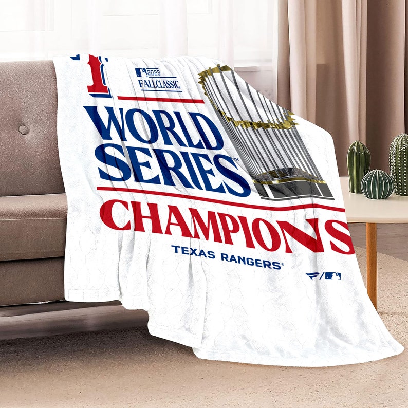 2023 Texas Rangers World Series Blanket Vintage Rangers Etsy