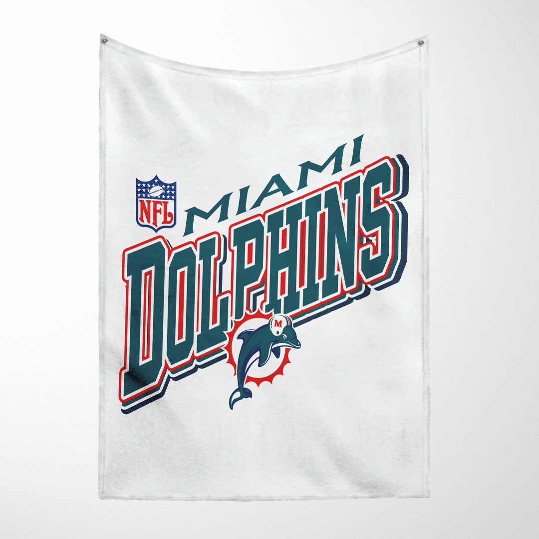 Miami Dolphins Blanket Dolphins First 1965 Dolphins Blanket - Etsy
