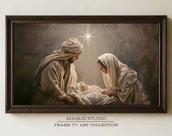 Cornice della Natività TV Arte / Natale Cristiano Samsung The Frame (Download Digitale)