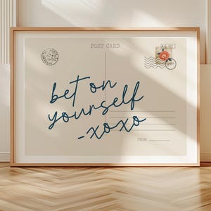 Postcard Printable Art | Trendy Horizontal Wall Art | Apartment Wall Art | Dorm Aesthetic Decor | Bedroom Wall Prints | Landscape Prints