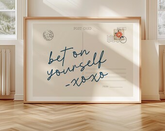 Postcard Printable Art | Trendy Horizontal Wall Art | Apartment Wall Art | Dorm Aesthetic Decor | Bedroom Wall Prints | Landscape Prints