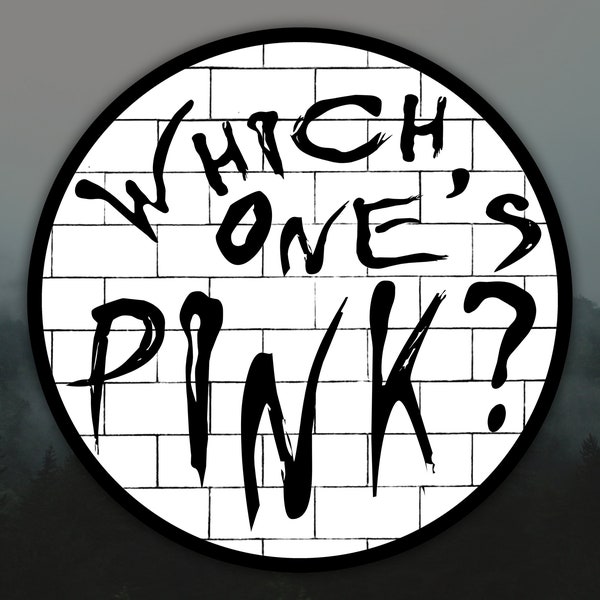 Pink Floyd Which One's Pink? Waterproof Vinyl Sticker Decal Lyric Art