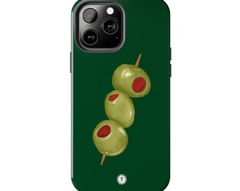 Green Olive Painting Phone Case