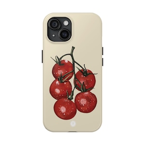 Cream Tomato Painting Phone Case