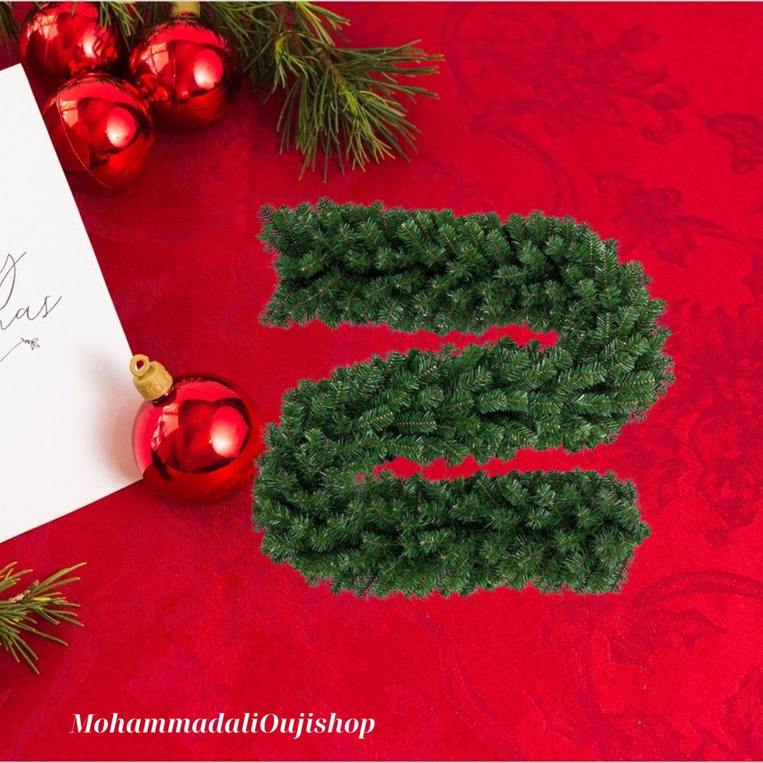 Synthetic Christmas Tree Décor Pine Treemade Rattan Hanging Etsy