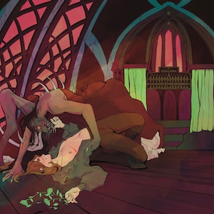 Queer Monster lover art print