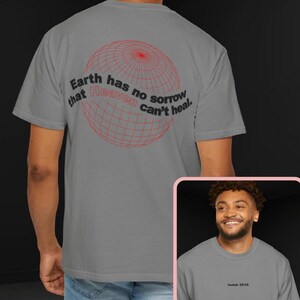 Isaiah 35:10 Tshirt, Christian Apparel, Trendy Gift for Christians, Bible Verse Tee, Unisex Casual Comfort Color, Jesus Apparel Men Women