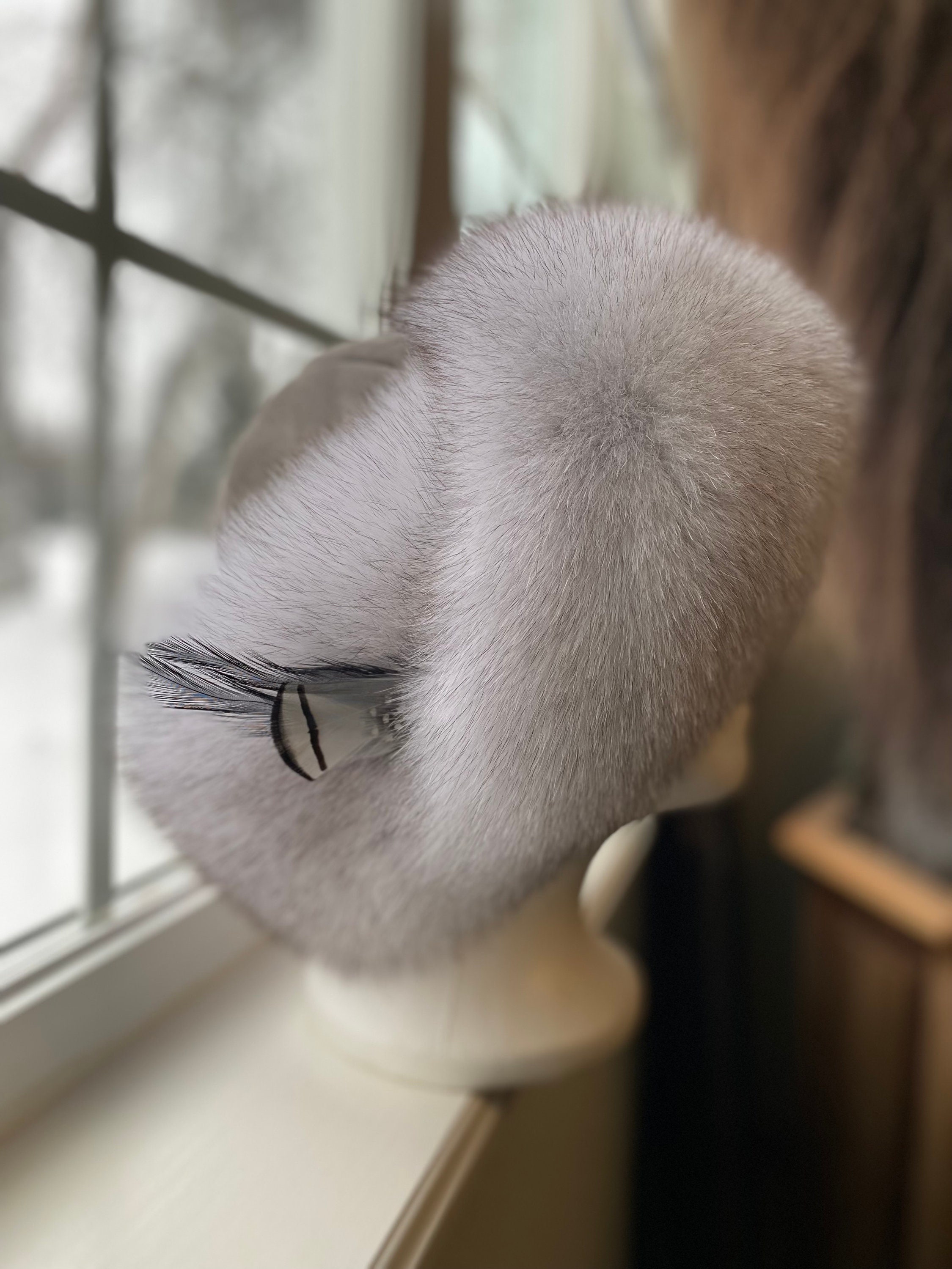 Vintage G. Fox & Co. Real Fur Cloche Hat Fox Cloche Hat - Etsy main image 2