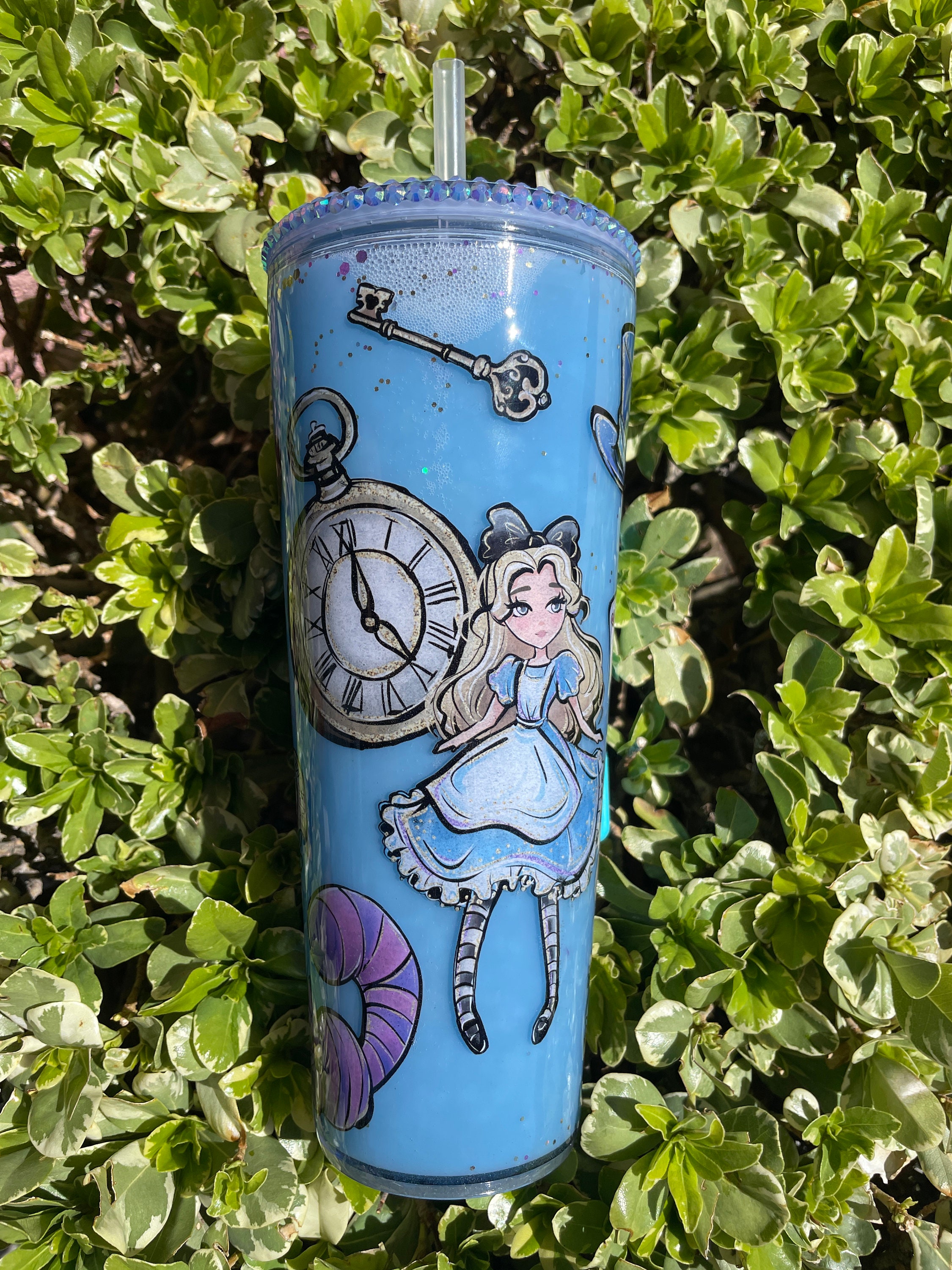 Alice in Wonderland Starbucks Tumbler - Etsy