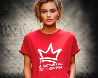 No Kings In America Shirt: Anti-Trump Protest Tee