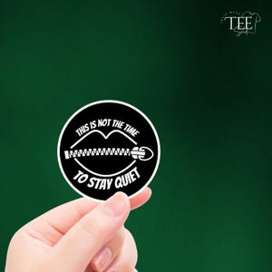 Anti Trump Sticker, Protest Decal, Political Democracy Liberal Stickers, Political Gift, Resist Trump,  No Kings, waterproof, vinyl sticker