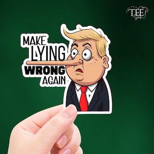 Funny Anti Trump Sticker, Protest Decal, Political Humor, Liberal Stickers, Funny Political Gift, Resist Trump,  waterproof, vinyl sticker