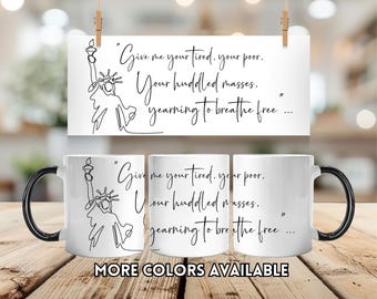 Subtle Anti-Trump Mug: Feminist Liberal Gift