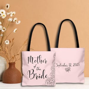 Mother of the Bride Tote Bag: Hydrangea Wedding Keepsake