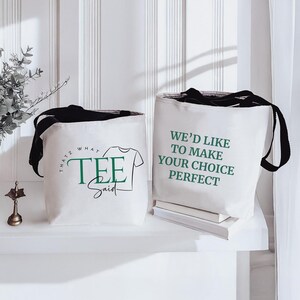 Personalized Book Lover Tote Bag: Floral Book Design image 10