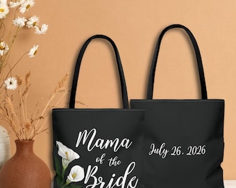 Mother of the Bride Tote Bag  Mother of the Groom Canvas Bag, Mother of the Bride Bag, Mother of the Bride Gift Ideas, Gift for MOB MOG