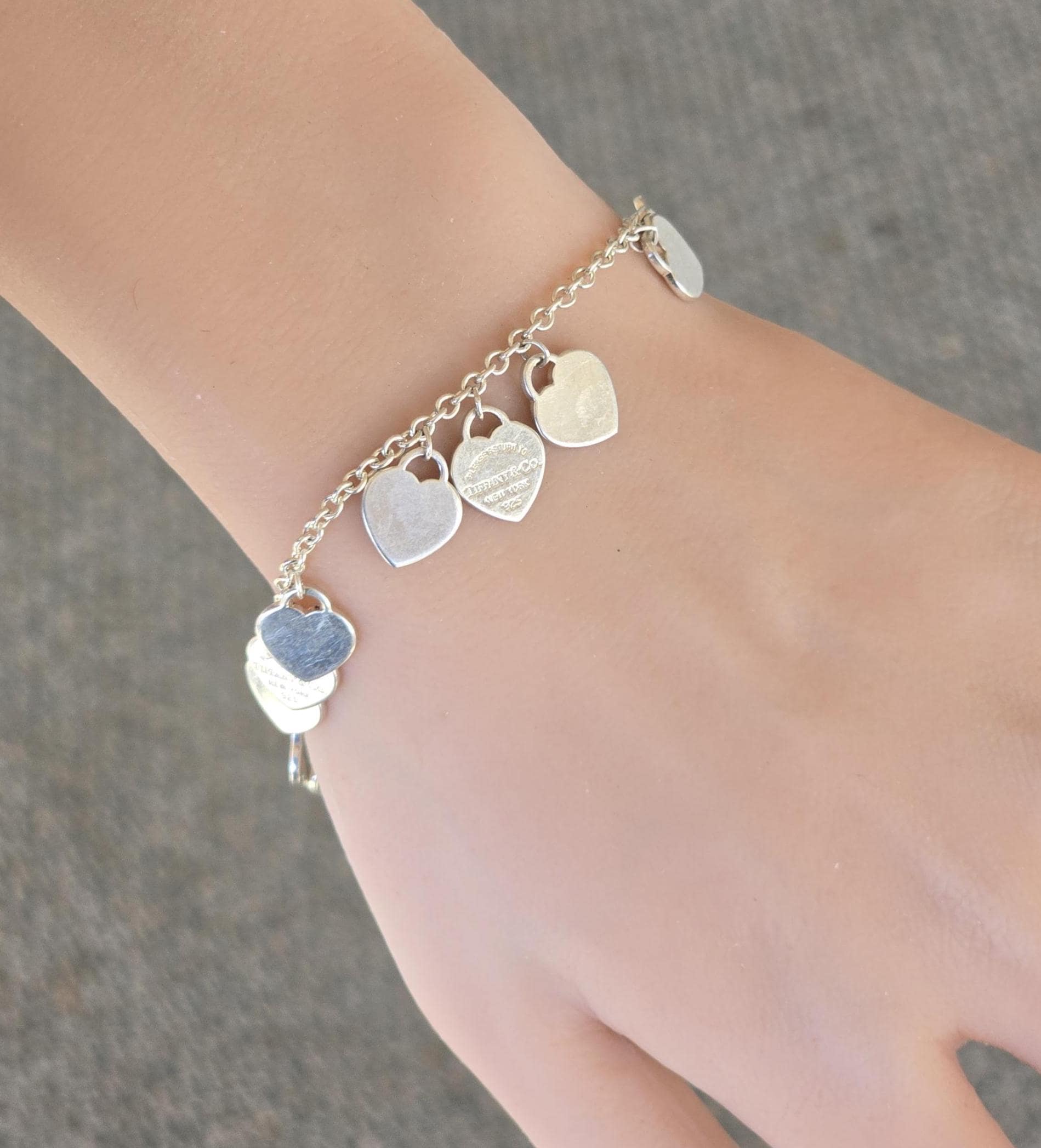 Tiffanys and co multi heart bracelet - Etsy 日本
