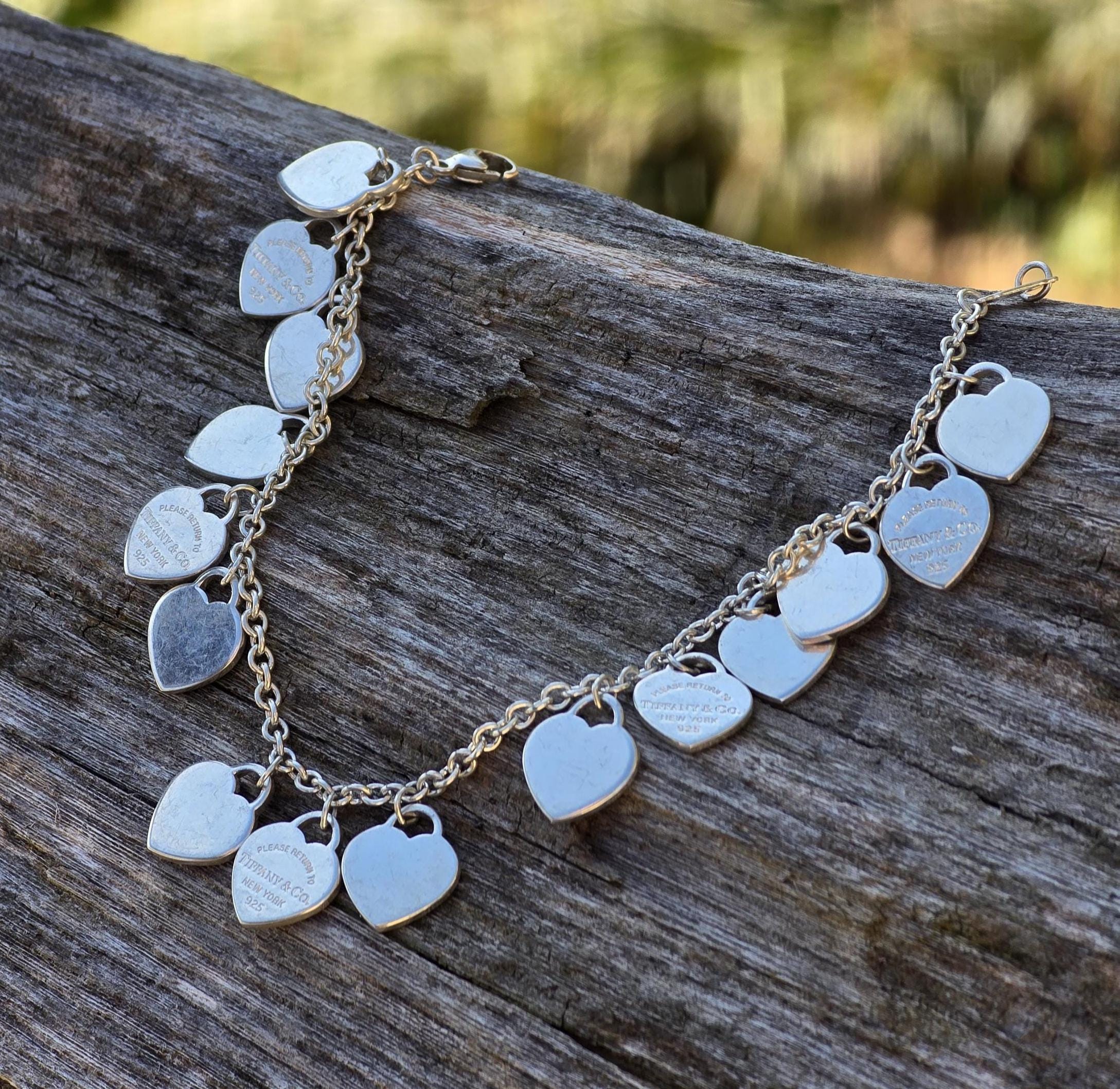 Tiffanys and co multi heart bracelet - Etsy 日本