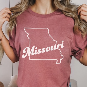 Missouri T-Shirt, Missouri Home State Pride Tee, Moving to Missouri Gift, Missouri Travel Souvenir, MO Apparel