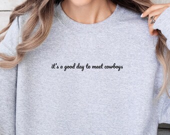 Western Sweatshirt, Vintage Inspired Crewneck, Western Graphic, Cowboy Sweatshirt, Vintage Sweatshirt, Shirt, Country Music, Howdy Cowboy