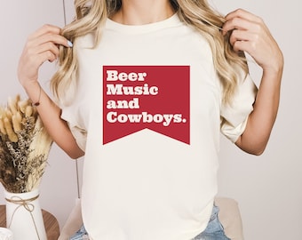 Cowboy Tee, Country Concert Tee, Oversized Graphic Tee, Cute Country Shirts, Vintage Shirt, Funny Country T-Shirt, Gift for Her Shirt