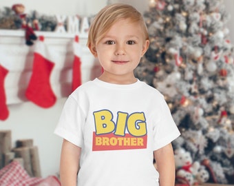 Big Brother Toddler Shirt Kids Newborn Pregnancy Announcement Big Bro T-Shirt Sibling Infant Toddler & Youth Tee